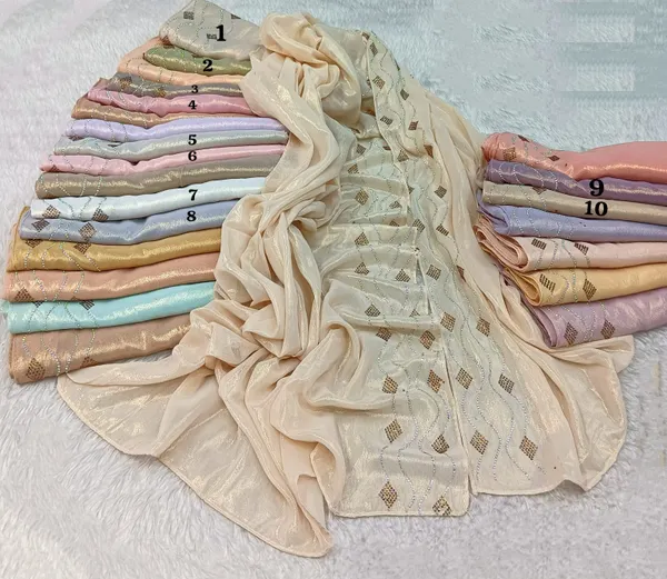 Imported Turkish Shimmer Hijab | HJ263